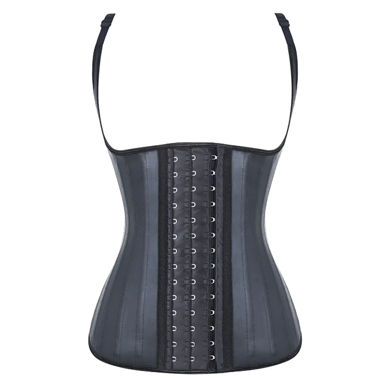 

25 Steel Bones Latex Vest Waist Trainer Slimming Underwear Bodsuit Slimming Belt Modeling Strap Shapers Body Shaper Vest