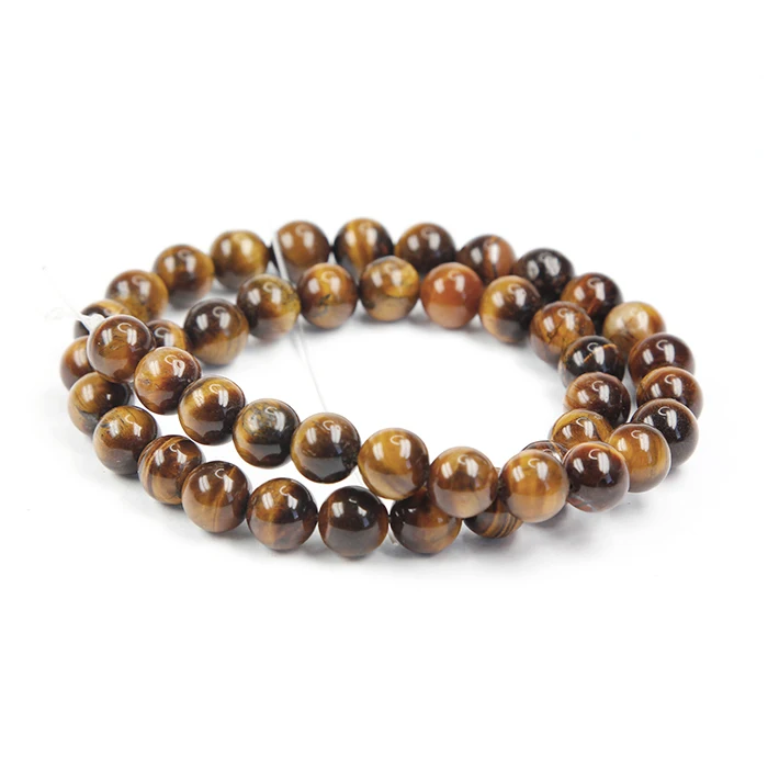 

Yellow Tiger Eye AB+ Natural Stone Beads for Jewelry Making, As picture