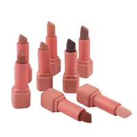 

Wholesale New Vegan Cosmetics Luxurious Moisturizing Lipstick Private Label 8 Colors OEM Custom Velvet Matte Lipstick