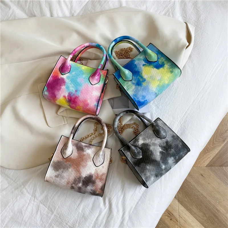 

New product colorful pu leather female serpentine shoulder crossbody chain bags luxury purses and handbags women ladies, 4colors
