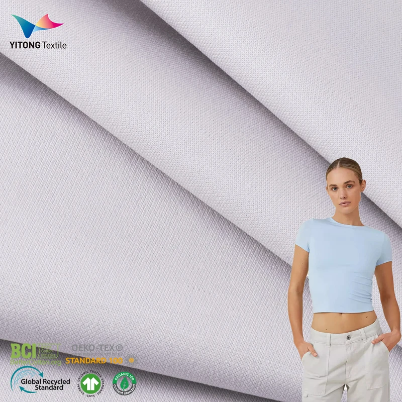 Wholesale Jersey Cotton Fabric 95% Cotton 5% Spandex Elastane Fabric for t Shirt Clothing
