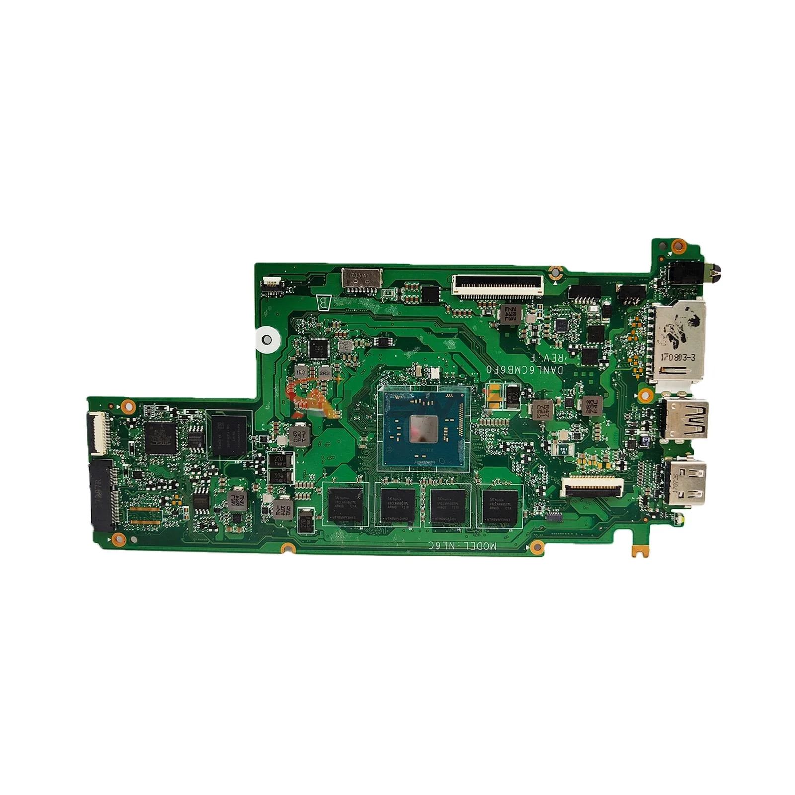 

For Lenovo Ideapad N22 N42-20 N3060 Notebook Mainboard HSB J E89382 DANL6CMB6F0 SR2KN 2GB Laptop Motherboard