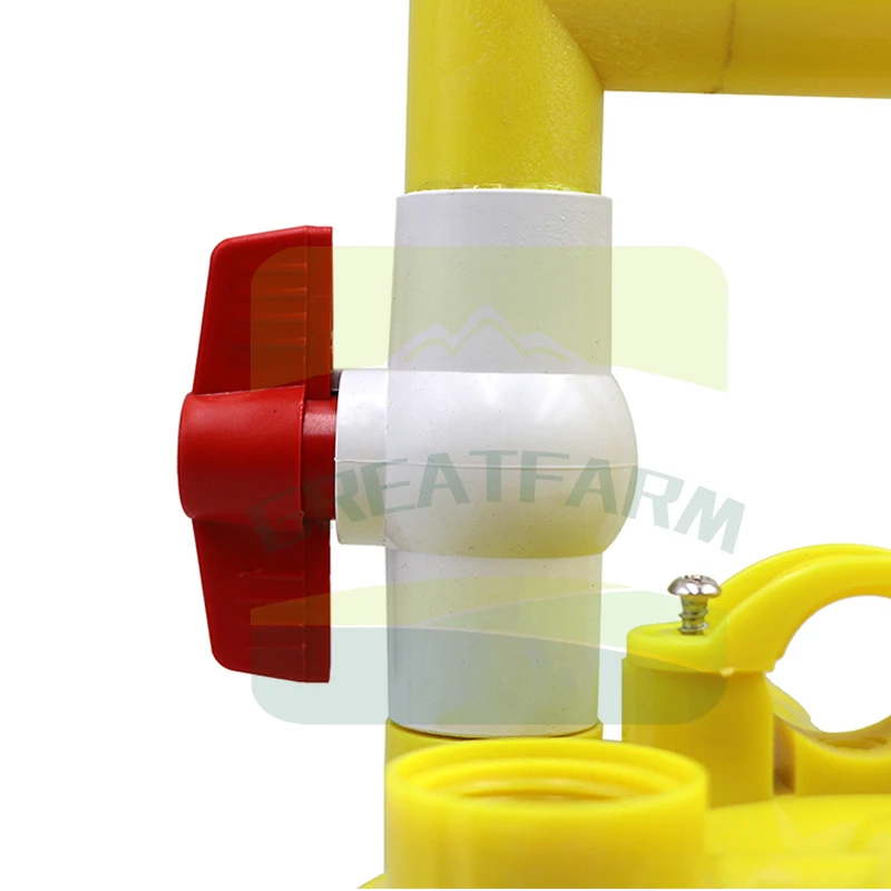 Low Pressure Regulator with Gauge for Chicken Nipples and Chicken Cups Water System 