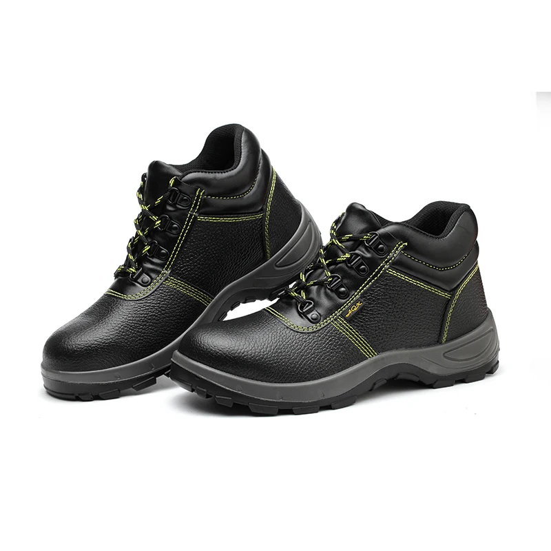 

SAFETYLEADERS Comfortable anti static safety shoes clean room black iron steel work time industrial in low price