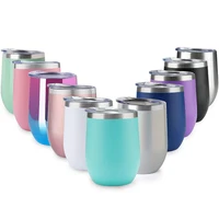 

wholesale stainless steel wine tumbler 12OZ stainless steel wine glass