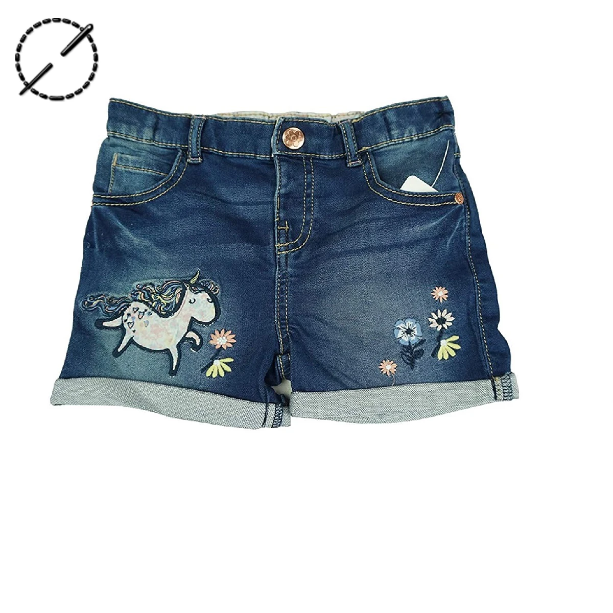 Pantalones Cortos De Tela Vaquera De 98% Algodón Y 2% Licra Para Mujer,Con  Bordado Personalizado,De La Mejor Calidad - Buy Pantalones Cortos  Pantalones Cortos De Baloncesto Pantalones Cortos,Mujer Pantalones Cortos  Pantalones Cortos