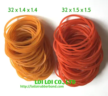 thick red rubber bands