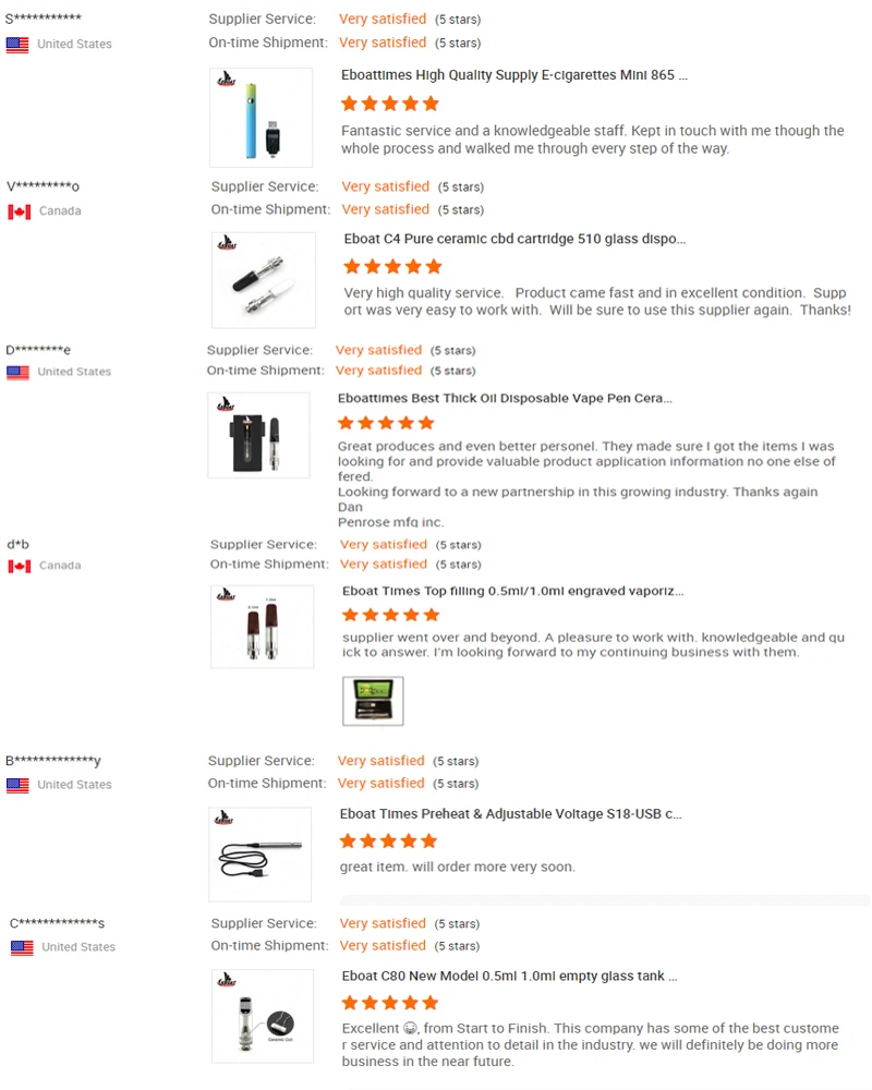 Eboat CG03 wholesale cbd oil cartridge vape 2020 trending quartz cbd cartridge