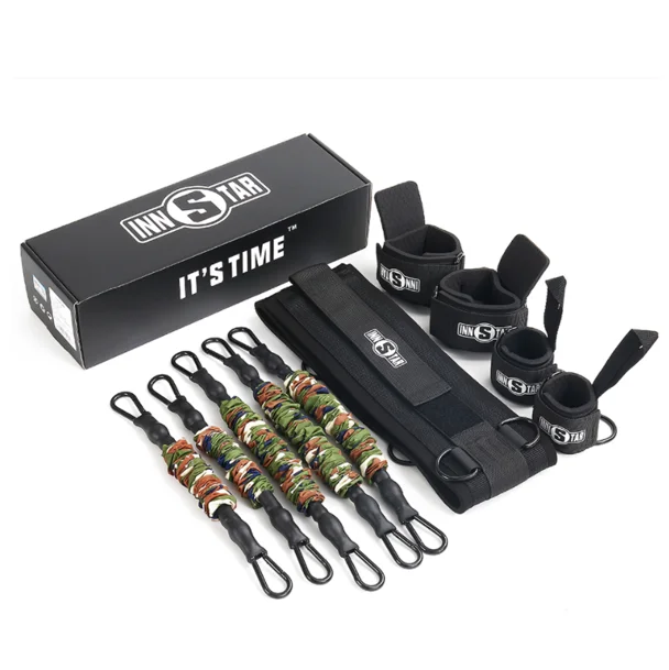 

INNSTAR Home Workout Fitness Resistance band set boxing exercise esistance belt for strength training, 4 colors