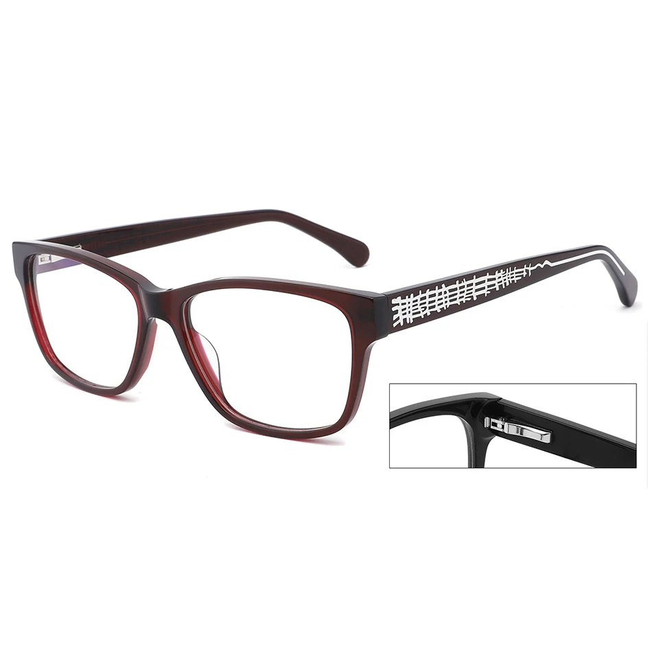 

Classic and Fashion design Acetate optical frames support sunglasses lense