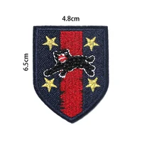 

factory made logo school clothes woven custom embroidery patches and ` school badge making machine