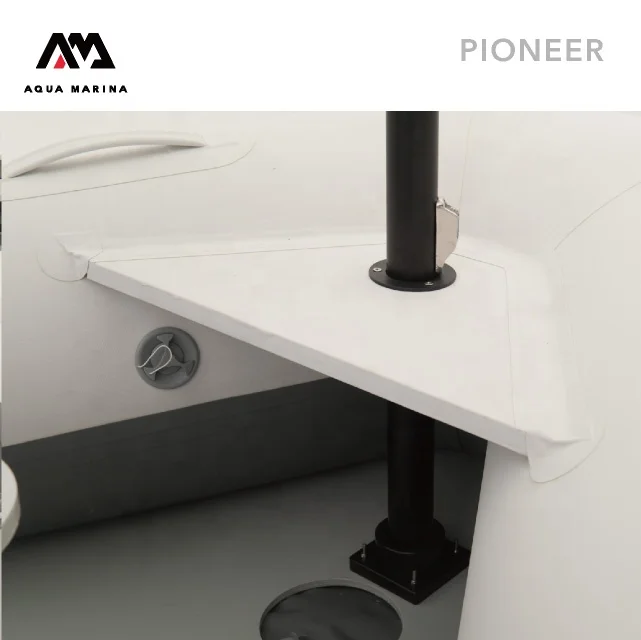 
Pioneer OP Inflatable Sailing Dinghy Sailboat Rowing Boat with Aluminum Floor 