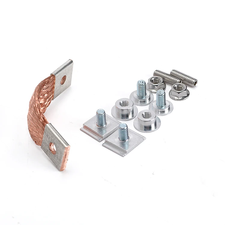 

4mm Thickness Flexible nickel plated busbars laminated copper bus bars connector braided Busbar