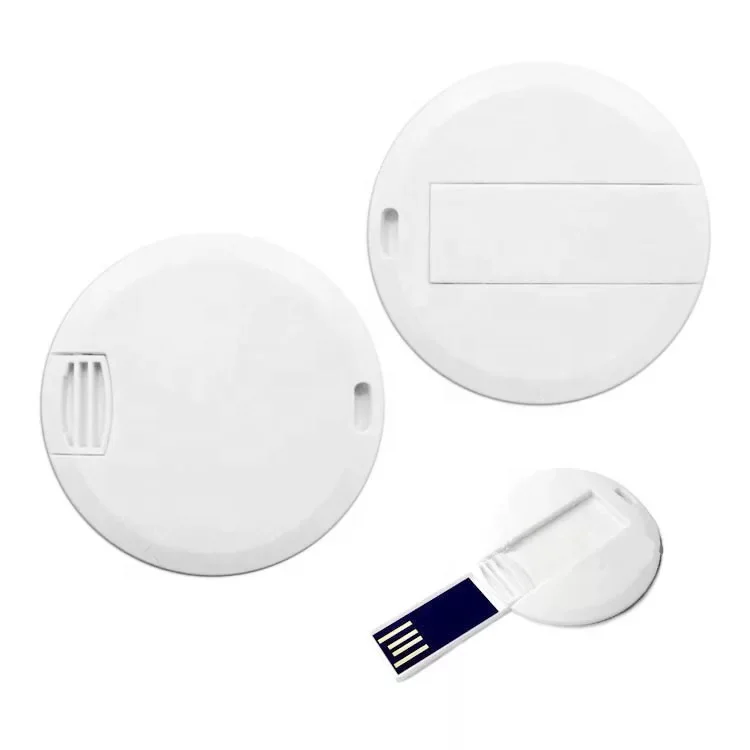 Personalized Circle u Disk Oem/Odm Plastic Round Card Pen Drives 32gb Usb 3.0 16gb Flash Drive Photography Gift Memory Stick - ANKUX.COM