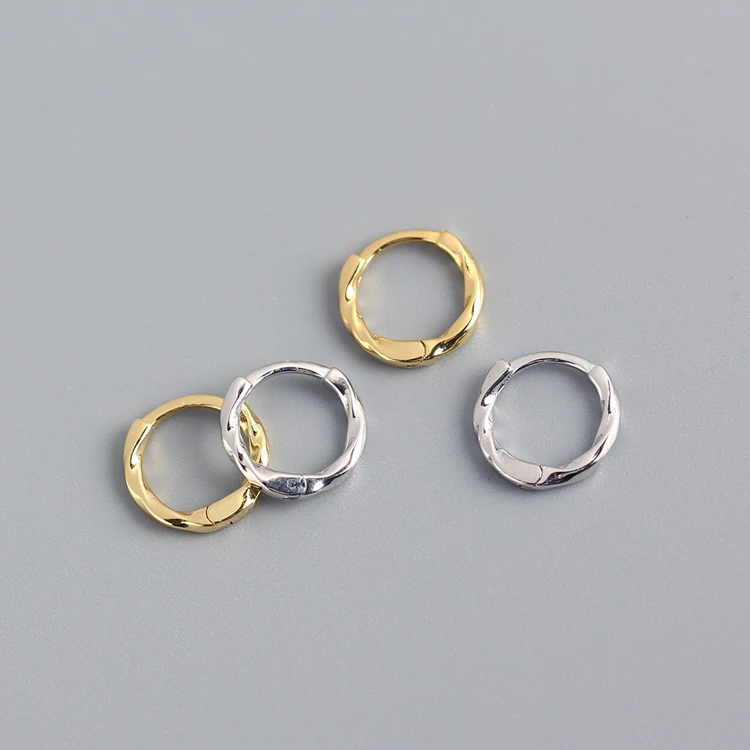 

High quality gold filled small hoop earrings 925 silver earrings brinco masculino, Optional as picture,or customized