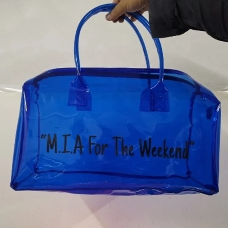 

Fashion Girl duffle bags gym Shinny Holographic Waterproof Weekend Travel pvc duffle bag waterproof, Customers' requirement