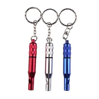 

Various metal whistle with keyring /Aluminium whistle key chain