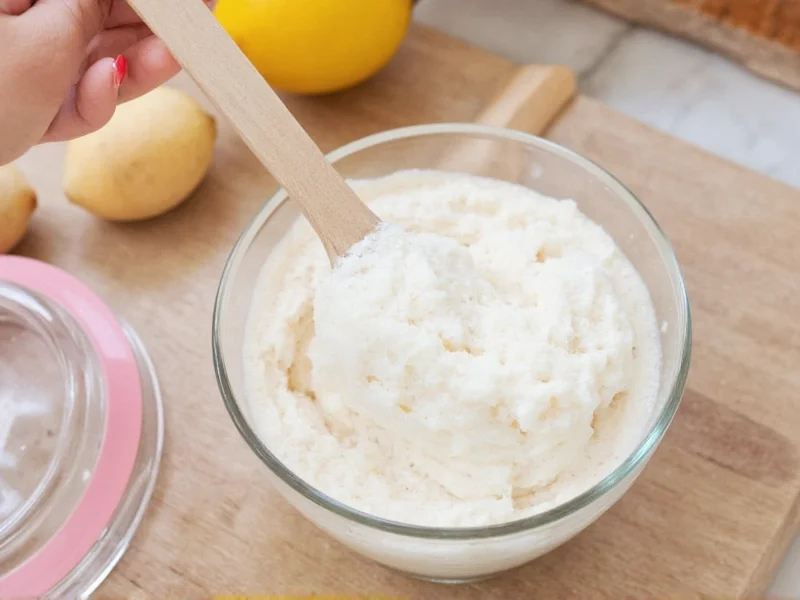 homemade exfoliating scrub