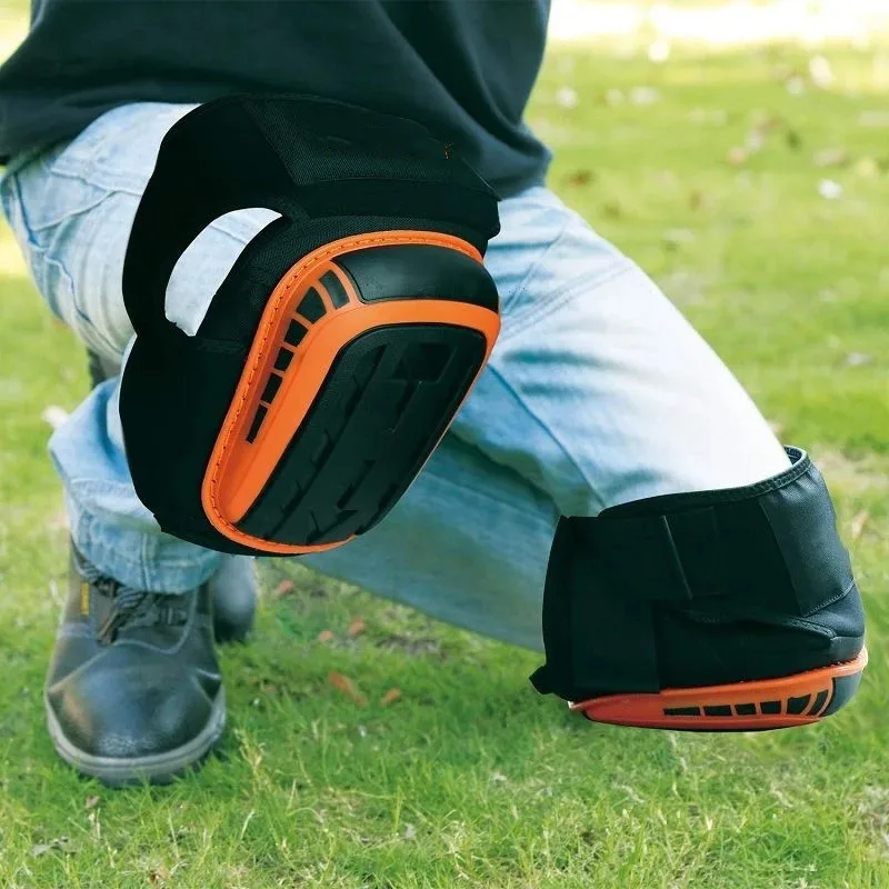 

Heavy Duty Professional Gel Knee Pads For Construction, Orange,black