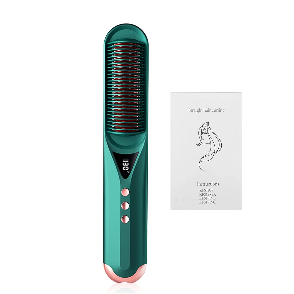 

Multifunctional Hair and Beard Straightening Brush Anti-Scalding Comb Hair Straightener Hot Combs Hair Straightener Holder