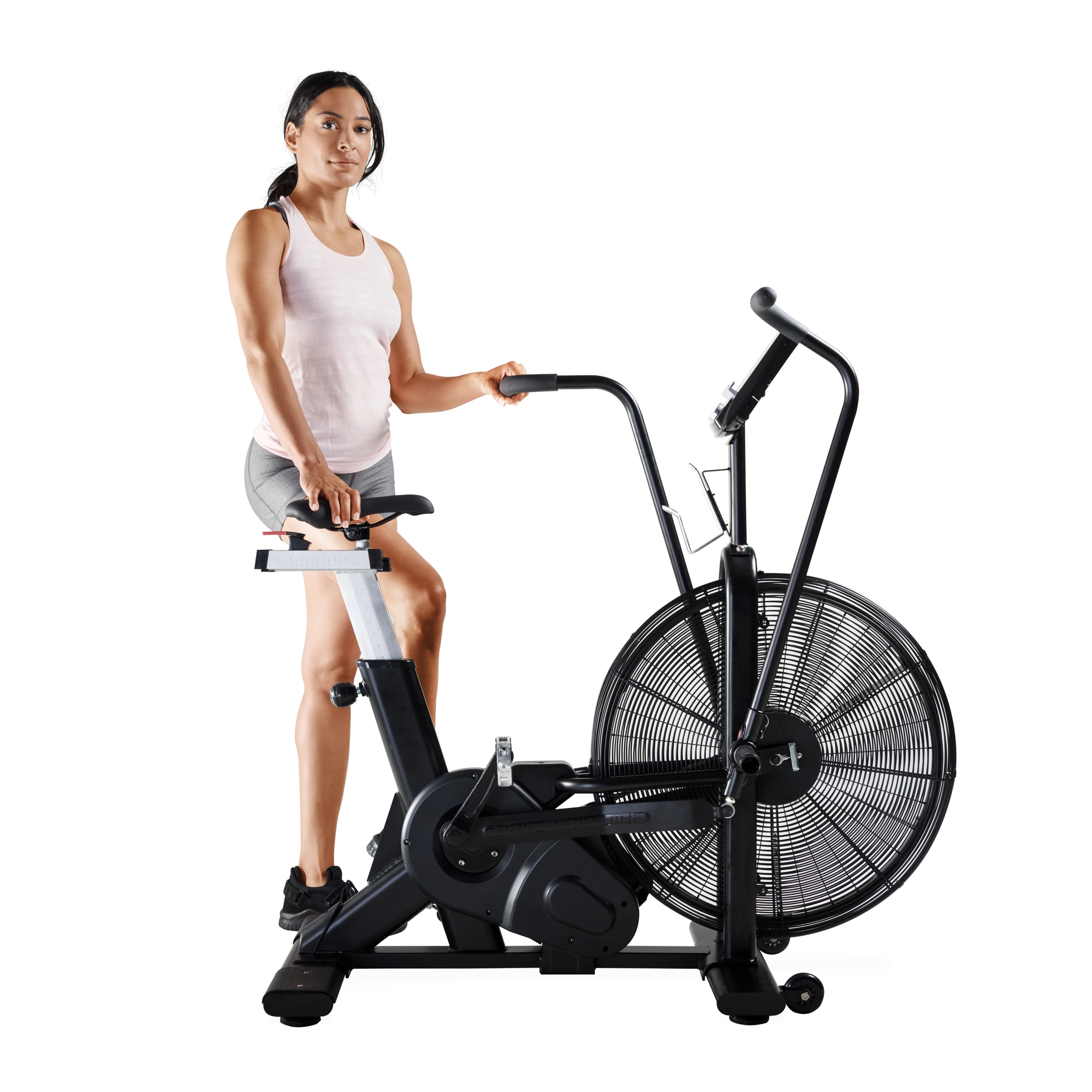 

China Manufacture Skyboard Gym Equipment Exercise Air Bike, Factory Price Home Use Indoor Spinning Exercise Air Bike