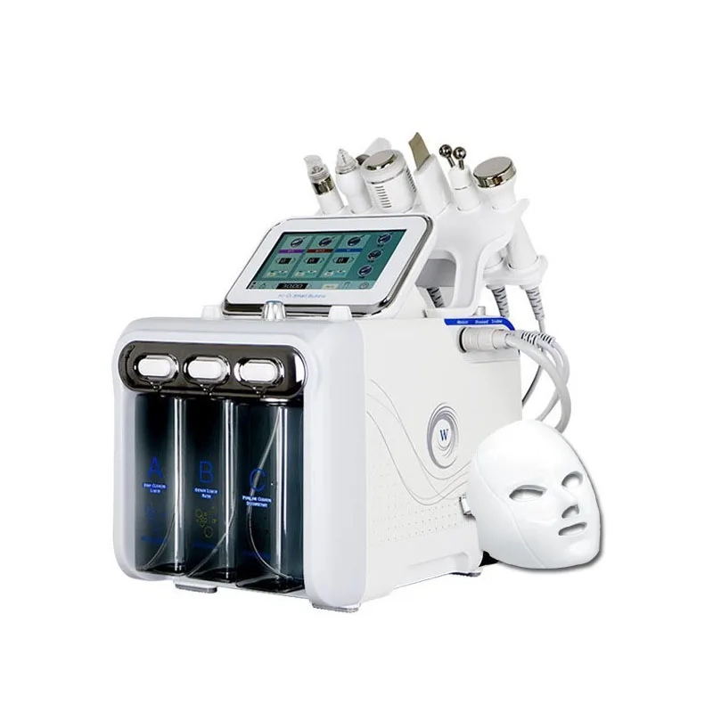 

High quality 7 in 1 aqua peel facial dermabrasion machine, White