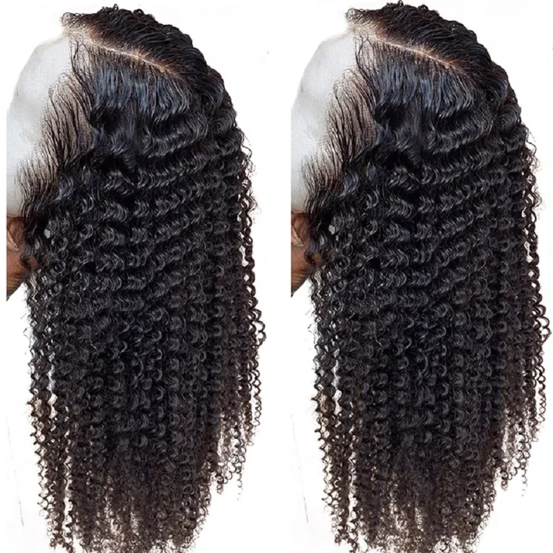

Raw Brazilian Virgin Human Hair Wholesale Deep Curly Wave Lace Closure Wig XuanRan Hd Full Lace Front Wig Human Hair For Women