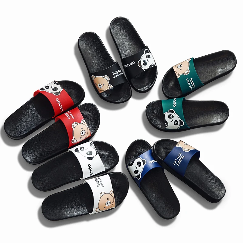 

2020 fashion new cartoon indoor and outdoor antiskid women's shoes summer slippers