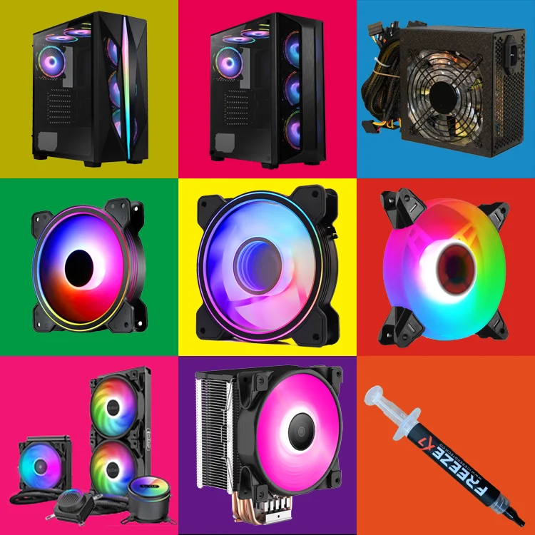 Full Metal Mesh Front Panel Gamer And Gaming Pc Case With Atx