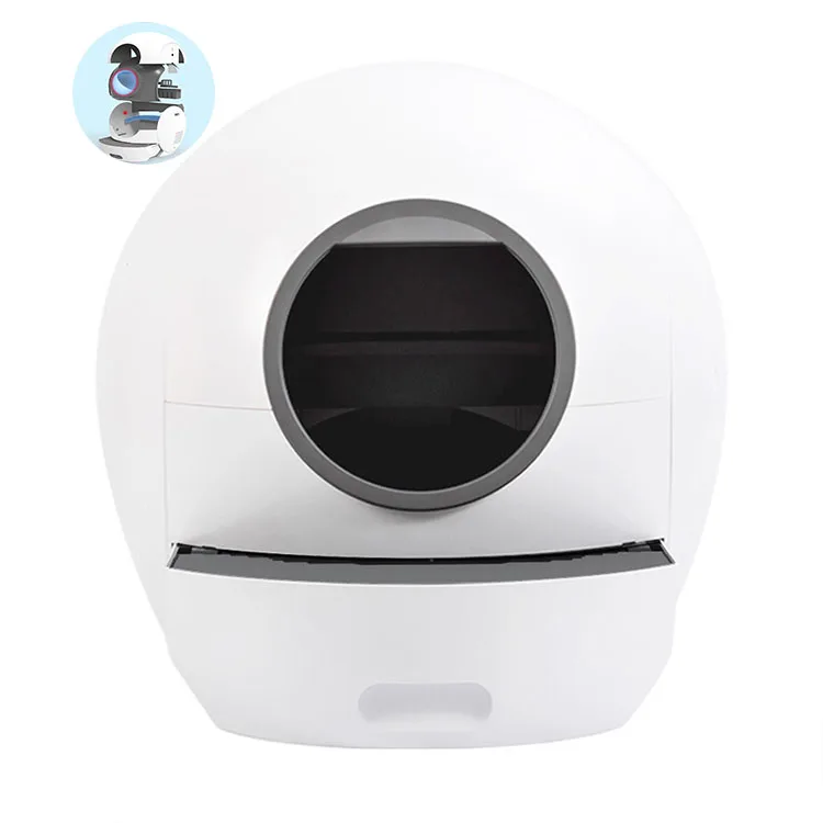 

Auto Electric Cat Toilet Tuya APP Self-cleaning Smart Pet Automated Robot Cat Litter Box For Cats