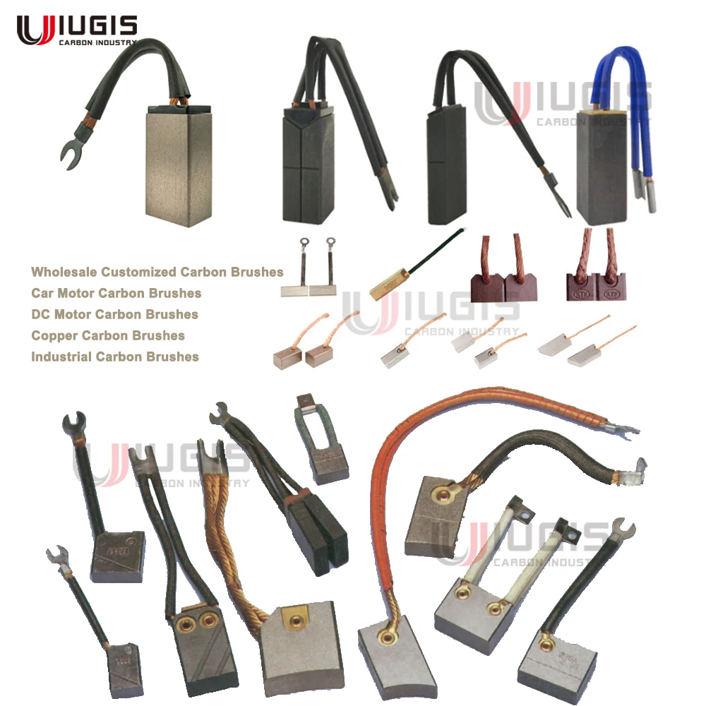 Wholesale Customized Industrial Carbon Brush Generator Carbon Brushes