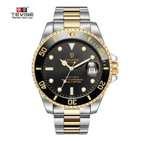 

TEVISE t801men Full Stainless Steel Wristwatch Automatic Mechanical Movement Watches