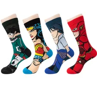 

crazy mens cartoon tube comics cartoon crew cotton happy socks wholesale