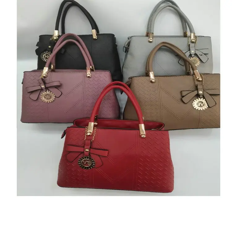 

4.68 Dollar Model A8-008 PU Leather Good Quality Softy women handbags with different colours, Mix