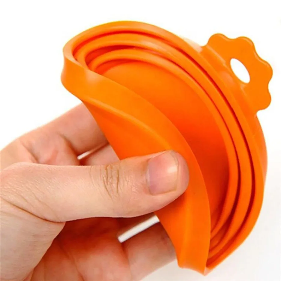 

Factory Supply Universal Silicone Pet Food Storage Can Lid Cover, Blue, red, yellow, green, black or customized