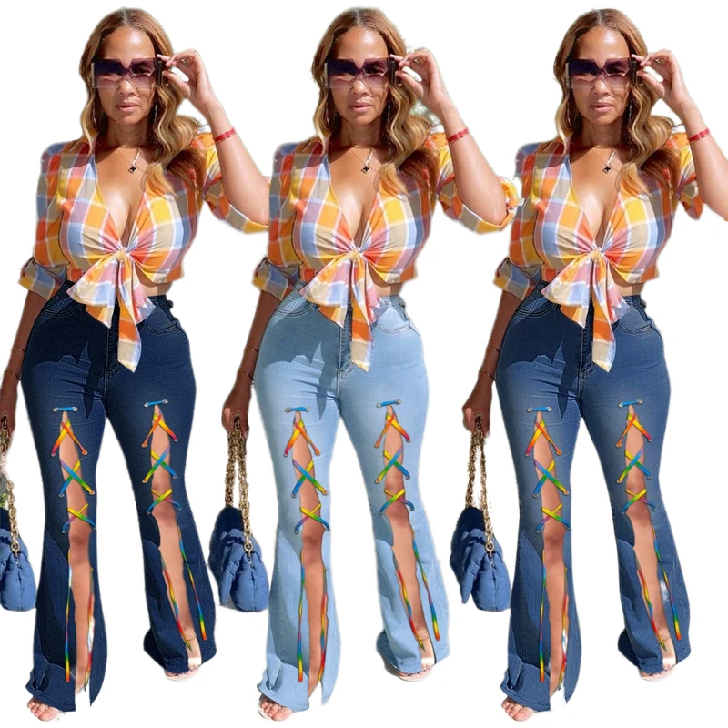 

2021 Summer New Arrivals Fashion High waist Slim Fit Plus Size Women Jeans