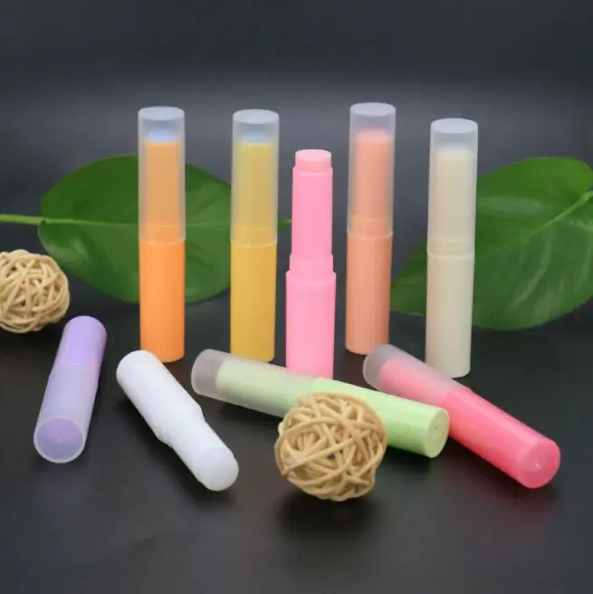 

20 gram plastic colorful containers colored lip balm tube vegan lip balm private label