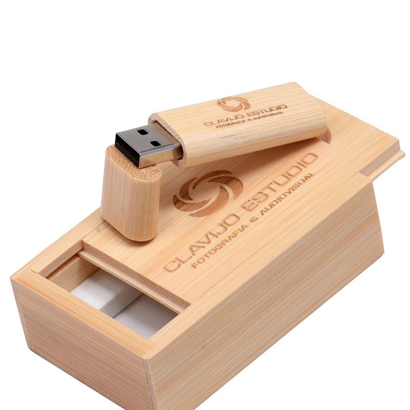 

Custom Logo Maple Walnut cle Usb Stick Pendrive Box thumbdrive 2.0 3.0 4GB 8Gb 32Gb 64Gb Wooden USB Flash Drive