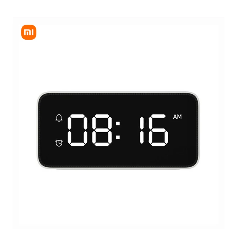 

Xiaomi Xiaoai smart watch with alarm clock device Ia voice transmission ABS desktop automatic time calibration home application