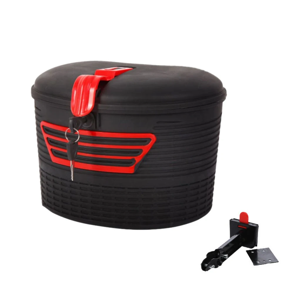 

Portable Large Capacity Anti-Theft Front Rear Storage Carrying Basket for Xiaomi Electric Scooter Plastic Basket Cloth Lining