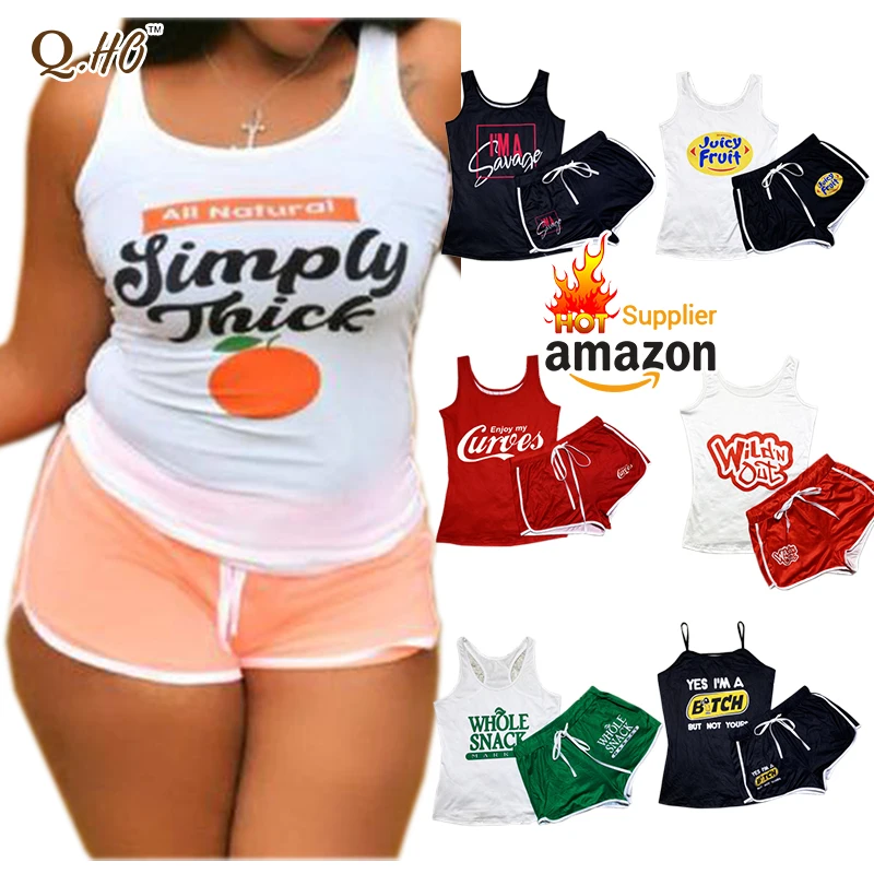 

2021new arrivals summer women two piece shorts set lounge wear snack pajamas short set sportwear suits