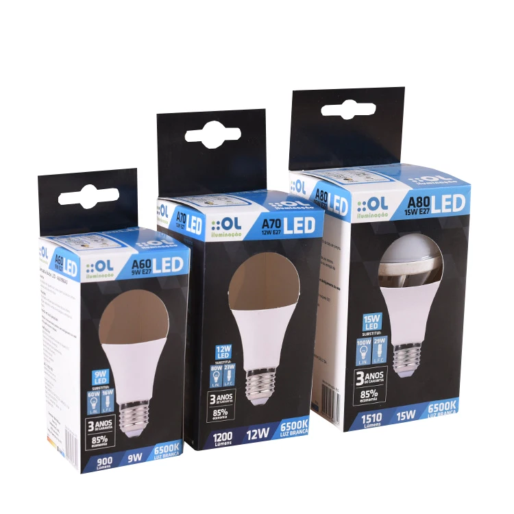 
China Customized LED Table Lamp Packaging Box, Energy Saving Light Bulb Paper Box for Solar Street Light Packaging 