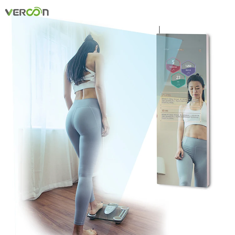 

Vercon Customized Home Fitness Studio Mirror Smart Mirror Gym Home Workout Mirror Kit