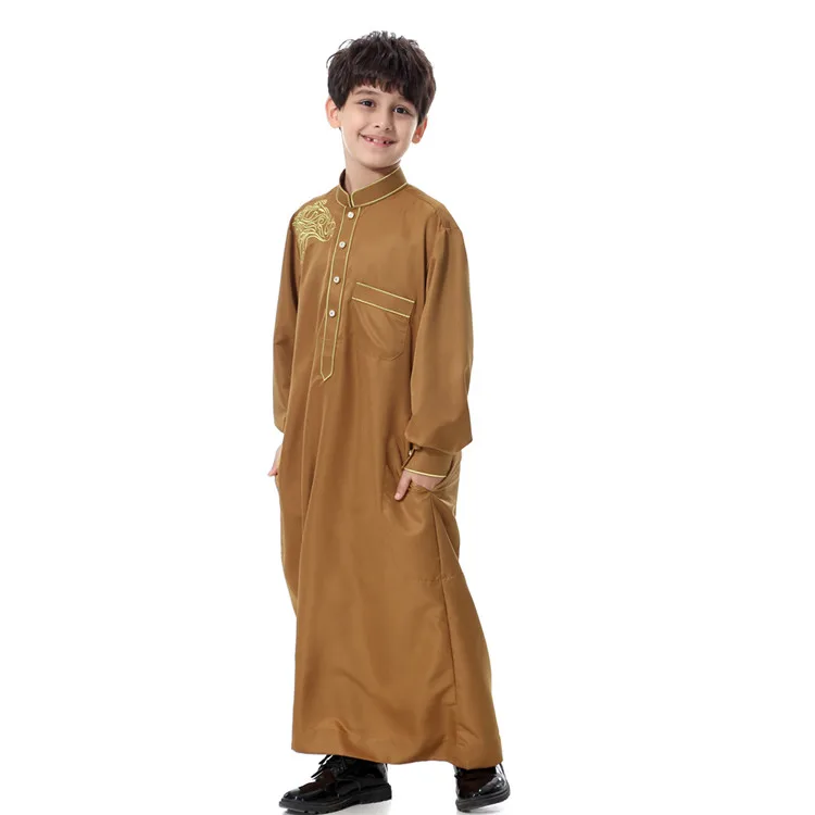 

Good quality cheap boy muslim robes kids islamic clothing
