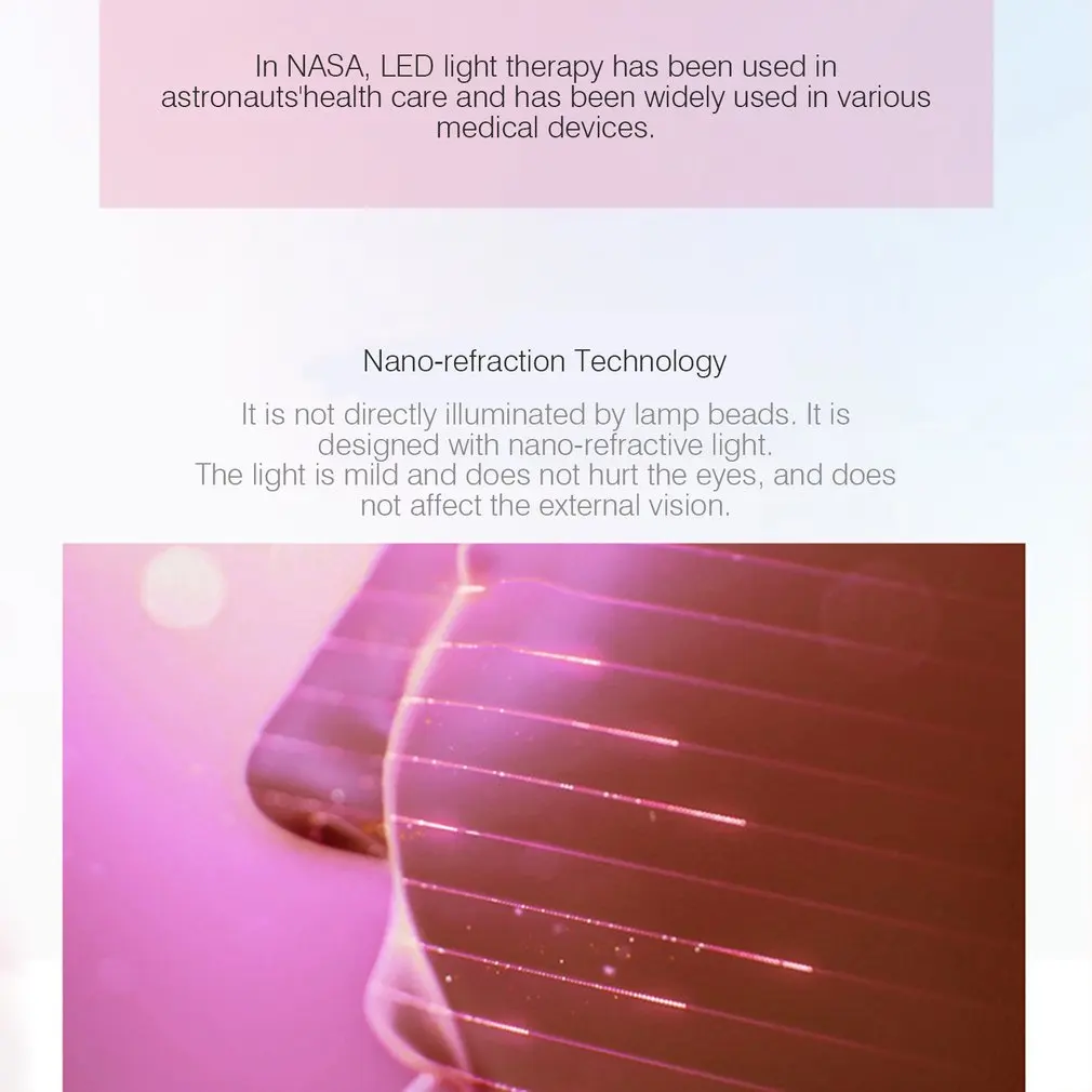 
3 Colors LED Light Therapy Face Mask Anti Acne Anti Wrinkle Facial SPA Instrument Treatment Beauty Device Face Skin Care Tools 