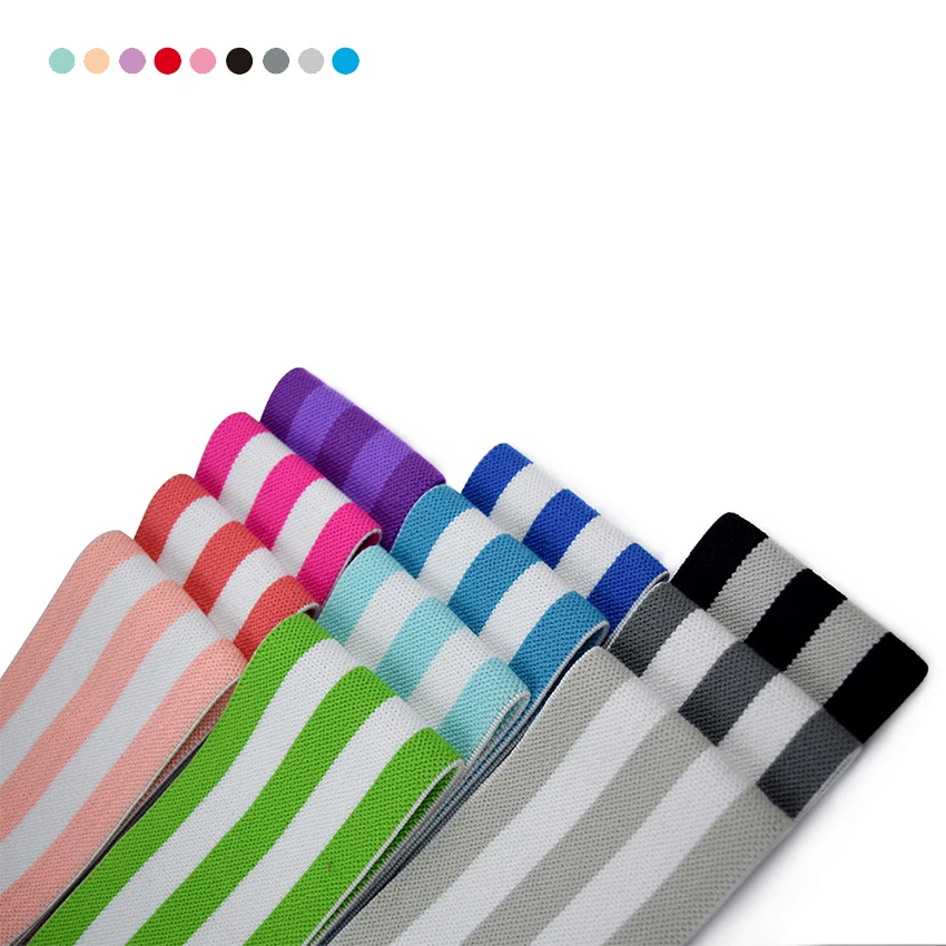 

Real 3 In 1 Set Comfortable Hip Yoga Bands Resistance Hip Band, 10 regular colors + customized color