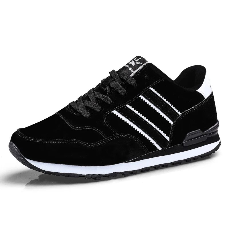 

Chinese Manufacturer Durable Comfortable Pig Leather Running Men Casual Sneakers