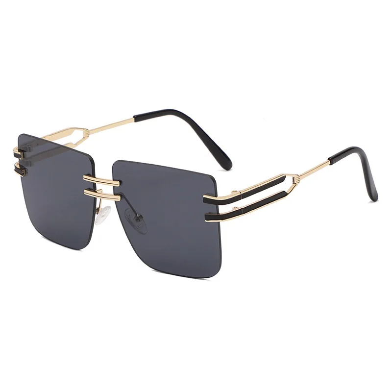 

Wholesale 2022 Fashion Oversized Frameless Sunglass Trend Luxury Square Design Ladies sunglasses, Custom colors