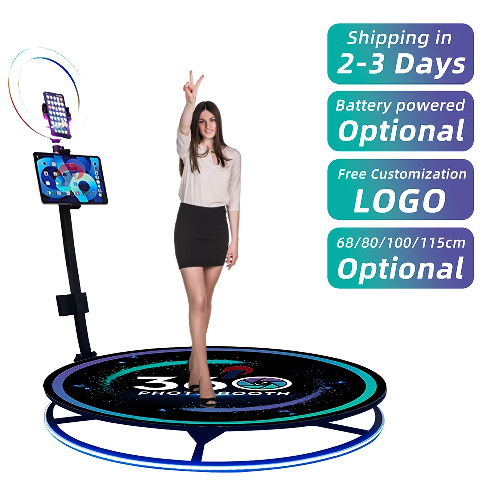 

Shaking 360 Photo Booth 360 Degree Photo Booth Hot Sale New Portable Selfie Plataforma