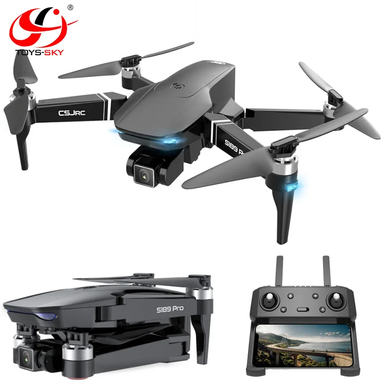 

2021 S189 PRO 5G Professional Drone 4K GPS Folding RC Quadcopter Drones with Camera Price Follow Me Auto Return Optical Flow